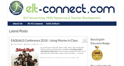 Desktop Screenshot of elt-connect.com