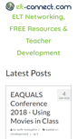 Mobile Screenshot of elt-connect.com